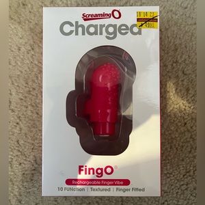Screaming O, FingO, rechargeable finger vibe, brand new in package